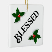 Ornement photo béni avec Mistletoe HAMbyWG (Droite)