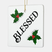 Ornement photo béni avec Mistletoe HAMbyWG (Gauche)