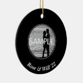 Ornement photo circulaire personnalisé (Droite)