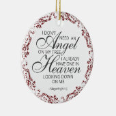 Ornement photo commémoratif (Droite)