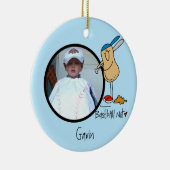 Ornement photo de baseball (Droite)