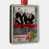 Ornement photo de Camion en bois de Noël personnal (Droite)