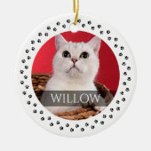 Ornement photo de chat - Gardien de l'animal de co (Devant)