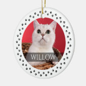 Ornement photo de chat - Gardien de l'animal de co (Gauche)