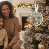 Ornement photo de compagnie avec empreinte de patt