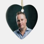 Ornement photo de copain - Heart Keepsaké Cadeau (Droite)