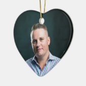 Ornement photo de copain - Heart Keepsaké Cadeau (Gauche)