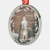 Ornement photo de couronne rustique (Gauche)