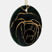 ornement photo de joie vert émeraude et or (Droite)