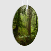 Ornement photo de la forêt tropicale olympique (devant)