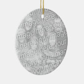 Ornement photo de Noël | Ajouter votre image (Droite)