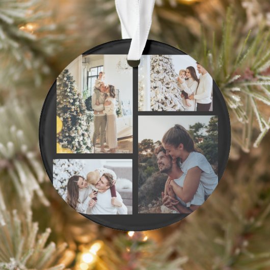 Ornement photo de Noël, Collage photo Noël (Arbre)