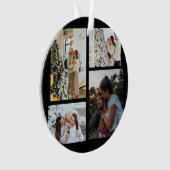 Ornement photo de Noël, Collage photo Noël (devant)