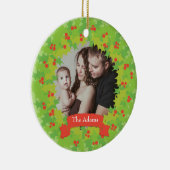 Ornement photo de vacances avec cadre de couronne (Droite)