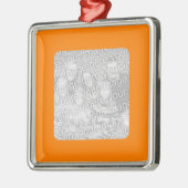 Ornement photo frontière orange (Gauche)