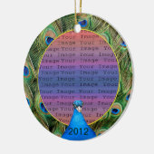 Ornement photo Mariage Peacock (Gauche)