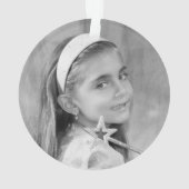 Ornement photo modifiable du cardinal rouge (dos)