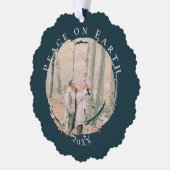 Ornement photo Paix sur Terre (Gauche)