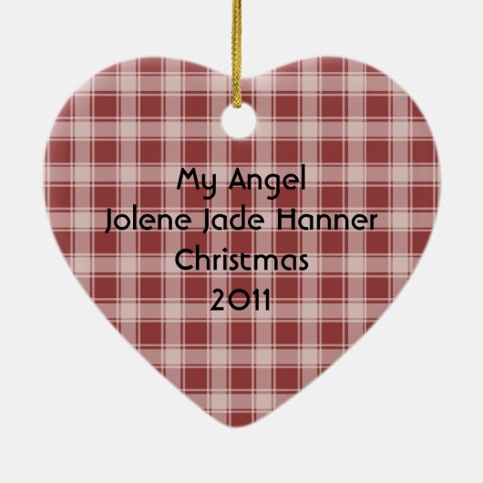 Ornement photo père Noël Sleigh Keepsaké (Dos)