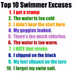 Ornement Photo Sculpture Excuses de nageurs de Top Ten<br><div class="desc">Voici les dix excuses de natation principales pour ne pas former ou ne pas nager assez dur. Grand cadeau pour votre nageur ou entraîneur de bain. L'entraîneur de bain a entendu chacun de eux !</div>