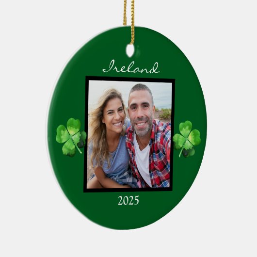 Ornement photo Shamrock d'Irlande (Droite)