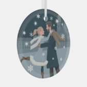 Ornement photo Snowflake - Keepsaké personnalisé (Avant droite)