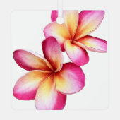Ornement Plumeria rose (Verso)
