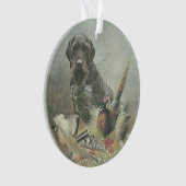 Ornement pointeur À poils durs allemand (devant)