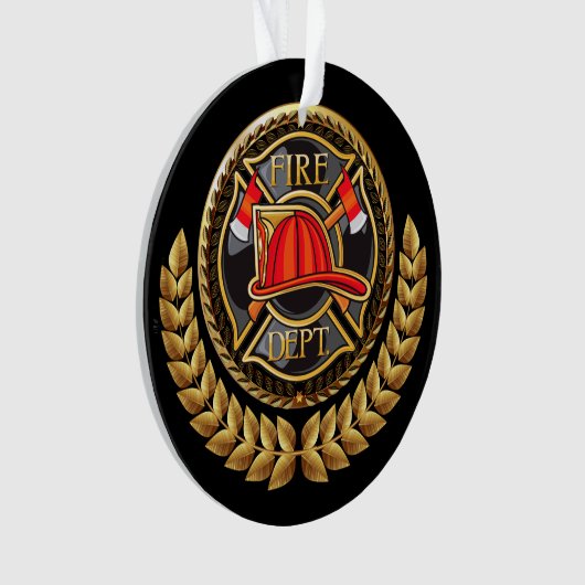 Ornement pompier (devant)