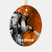 Ornement pompier personnalisé (Droite)