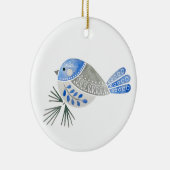Ornement populaire de chickadee Flock (Droite)
