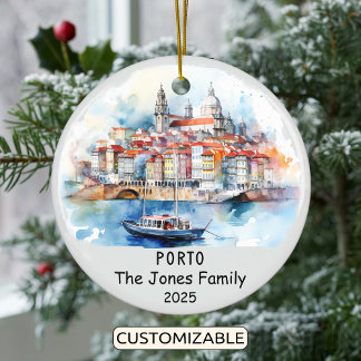 Ornement Porto personnalisé, Portugal