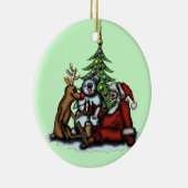 Ornement potable d'arbre de partie de Noël drôle (Droite)