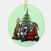 Ornement potable d'arbre de partie de Noël drôle (Gauche)