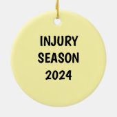 Ornement pour fan de sport blessé (Dos)