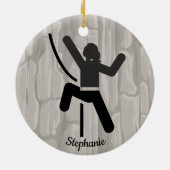 Ornement pour grimpeurs de rock féminin (Dos)