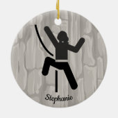 Ornement pour grimpeurs de rock féminin (Dos)