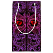 Ornement pourpre de Goth avec le sac de cadeau de (Devant)