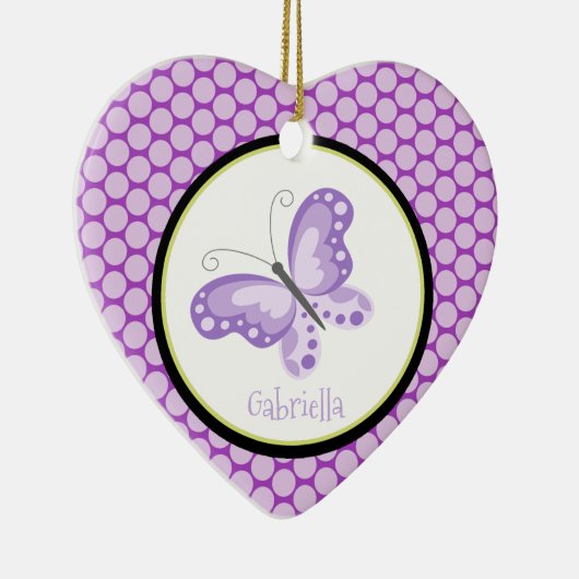 Ornement pourpre de papillon (Droite)
