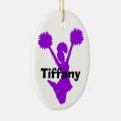 Ornement pourpre de pom-pom girl (Droite)