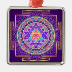 Ornement pourpre de Sri Yantra