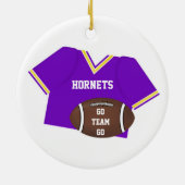 Ornement pourpre du Jersey et du football (Dos)