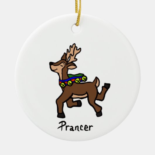 Ornement Prancer/Vixen (Devant)