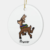 Ornement Prancer/Vixen (Gauche)