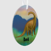 Ornement préhistorique de dinosaure de (devant)