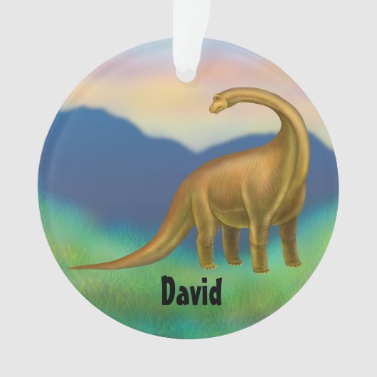 Ornement préhistorique de dinosaure de (devant)