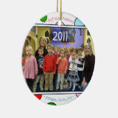 Ornement préscolaire fait sur commande 2011 de (Droite)