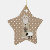 Ornement primitif Père Noël (Droite)