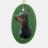 Ornement principal de Pinscher de dobermann (Gauche)