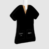 Ornement professionnel Black Scrubs (devant)
